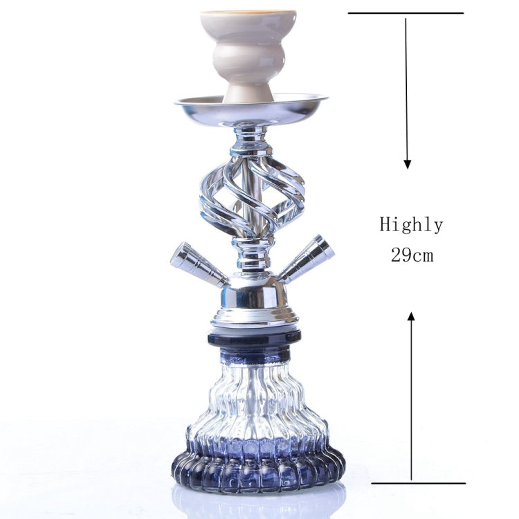 MHQ-1 Double Pipe Hookah Glass Pot Set My Store