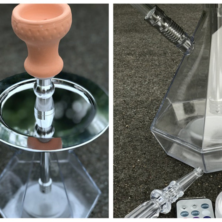 Acrylic Single Pipe Hookah Set My Store