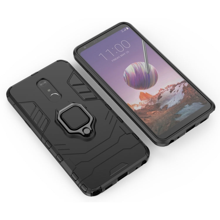 PC + TPU Shockproof Protective Case for LG Q Stylo 5, with Magnetic Ring Holder My Store