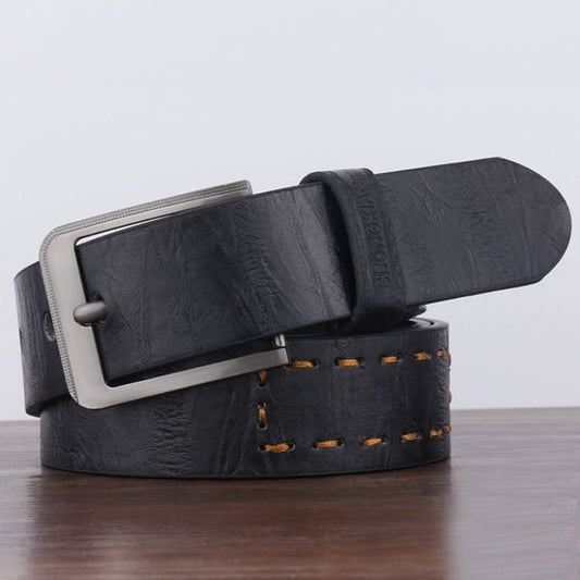 Dandali XX819 Men Retro Pin Buckle Leather Belt Waistband, Length: 110cm Reluova