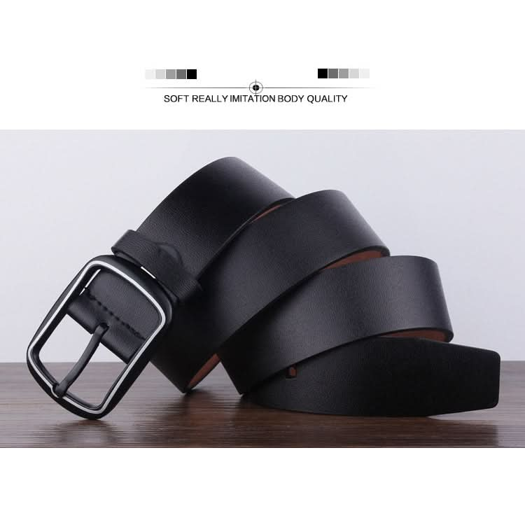 Dandali YY25 Men Fashion Retro Buckle Leather Belt Waistband, Length: 110cm Reluova