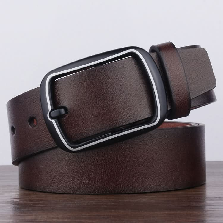 Dandali YY25 Men Fashion Retro Buckle Leather Belt Waistband, Length: 110cm Reluova