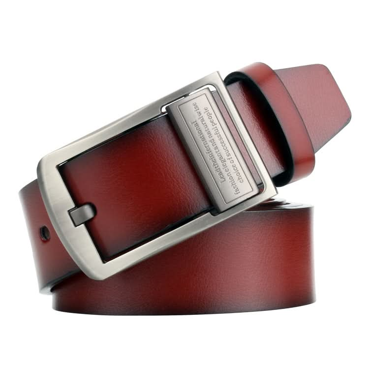 Dandali L8019 Men Casual Antique Pin Buckle Leather Belt Waistband, Size: 110-125cm Reluova