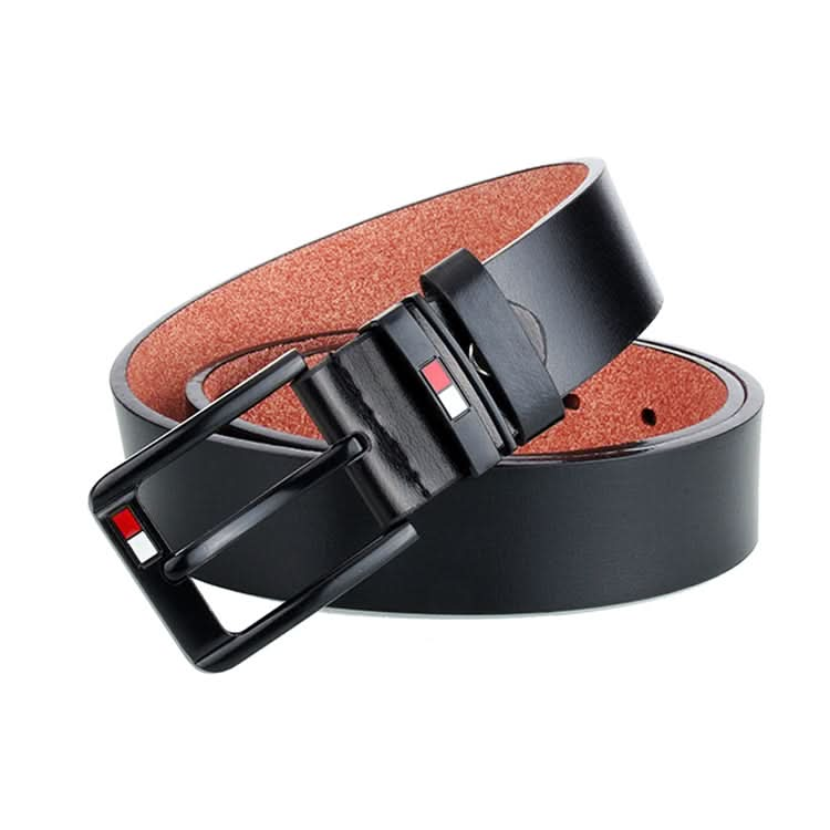 Dandali L8031 Men Casual Antique Buckle Leather Belt Waistband, Size: 110-125cm Reluova