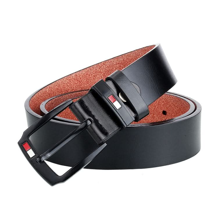 Dandali L8032 Men Retro Casual Antique Buckle Leather Belt Waistband, Size: 110-125cm Reluova