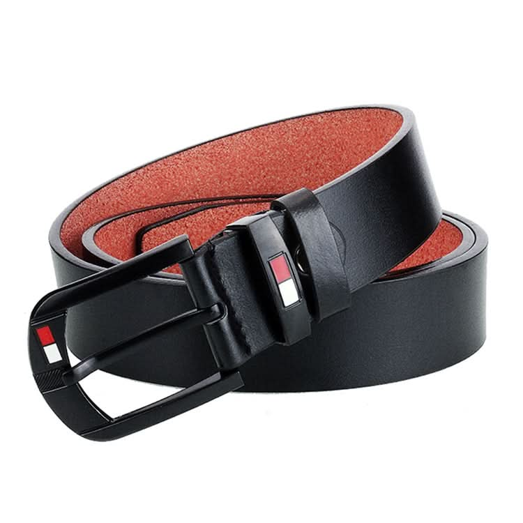 Dandali L8033 Men Retro Casual Antique Pin Buckle Leather Belt Waistband, Size: 125cm Reluova