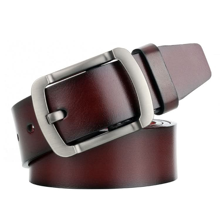 Dandali L8035 Men Casual Antique Pin Buckle Leather Belt Waistband, Size: 110-125cm Reluova