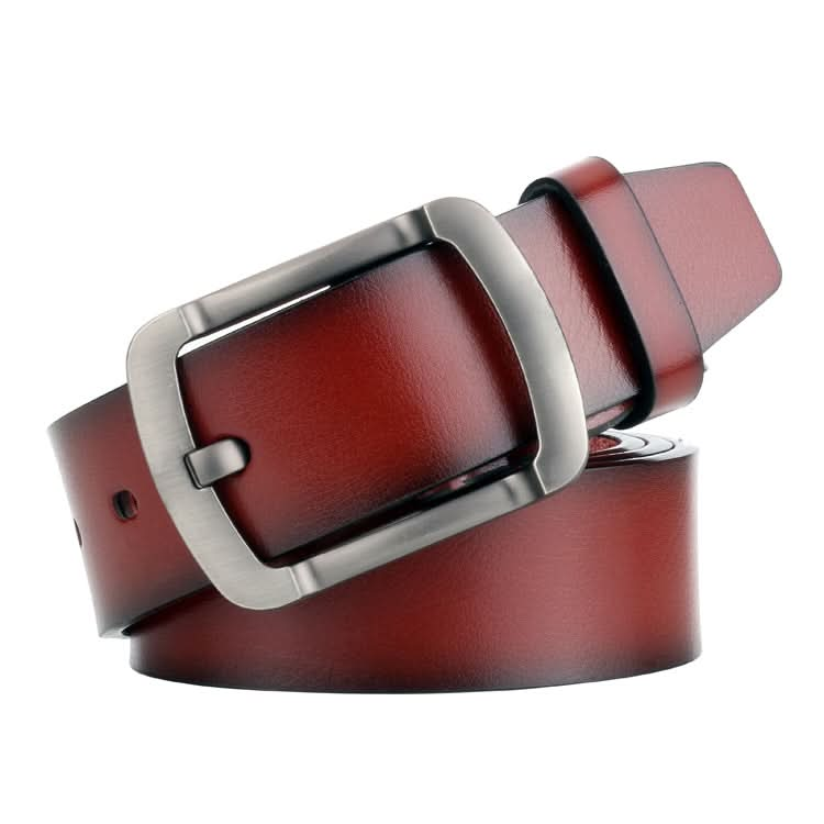 Dandali L8035 Men Casual Antique Pin Buckle Leather Belt Waistband, Size: 110-125cm Reluova