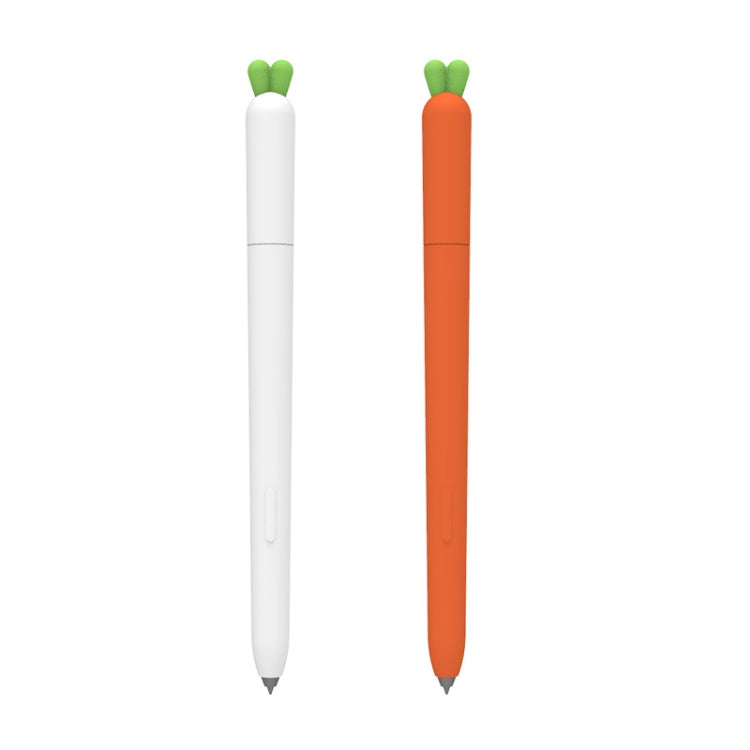 Cute Carrot Liquid Silicone Protective Cover for Samsung Galaxy Tab S7