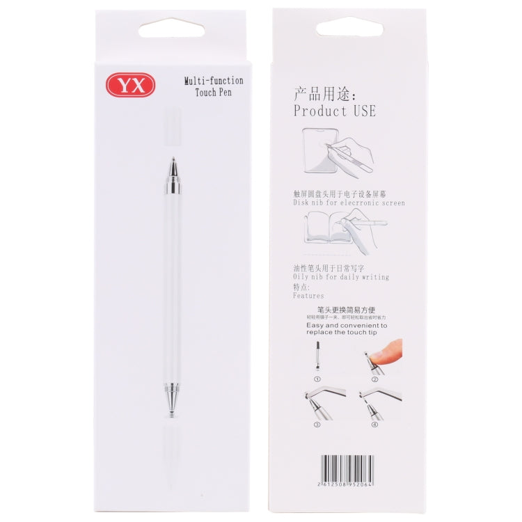 Pt360 2 in 1 Universal Silicone Disc Nib Stylus Pen with Common Writing Pen Function My Store