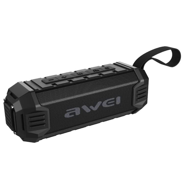 awei Y280 IPX4 Bluetooth Speaker Power Bank with Enhanced Bass, Built-in Mic, Support FM / USB / TF Card / AUX