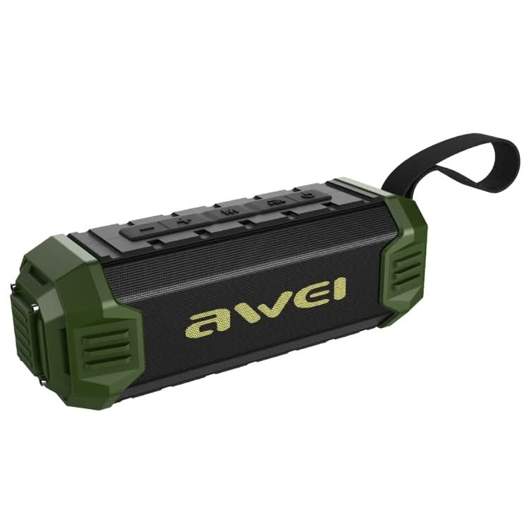 awei Y280 IPX4 Bluetooth Speaker Power Bank with Enhanced Bass, Built-in Mic, Support FM / USB / TF Card / AUX