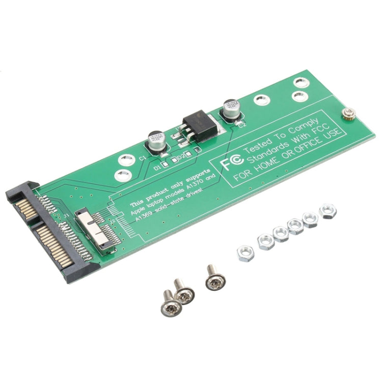 Hard Disk Drive Adapter 12 + 6-pin To SATA 22-Pin SSD Adapter Converter Card for Apple MacBook Air 2010 2011