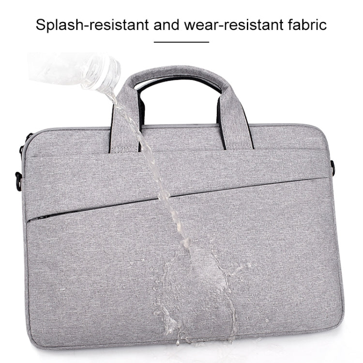 ST03S 14.1 inch Double Side Pockets Wearable Oxford Cloth Soft Handle Portable Laptop Tablet Bag My Store