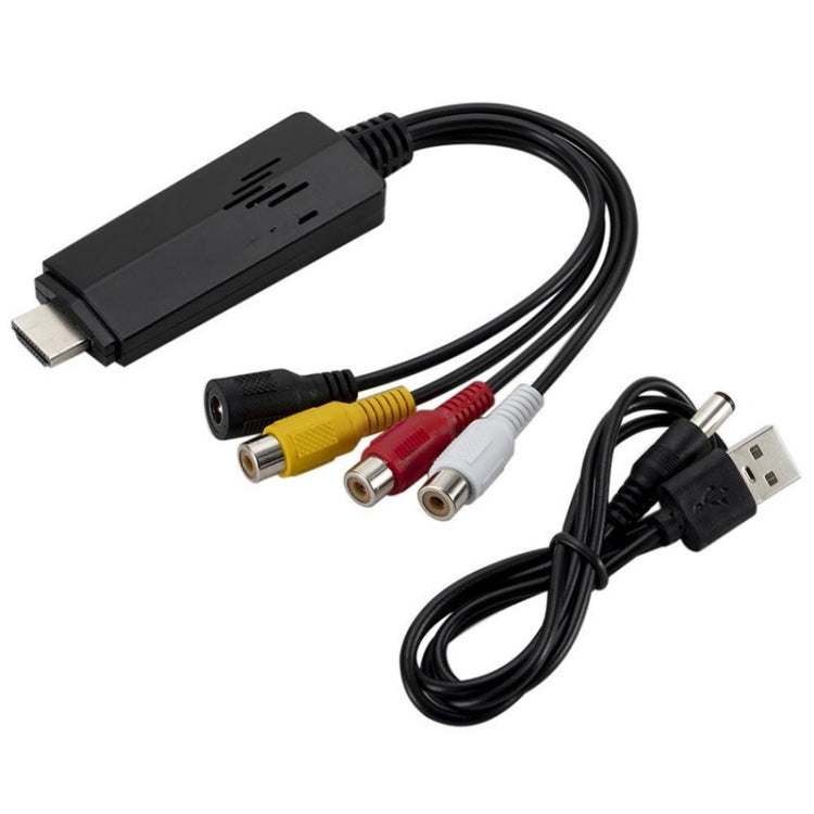 HD Video to 3RCA AV CVBS Converter Adapter