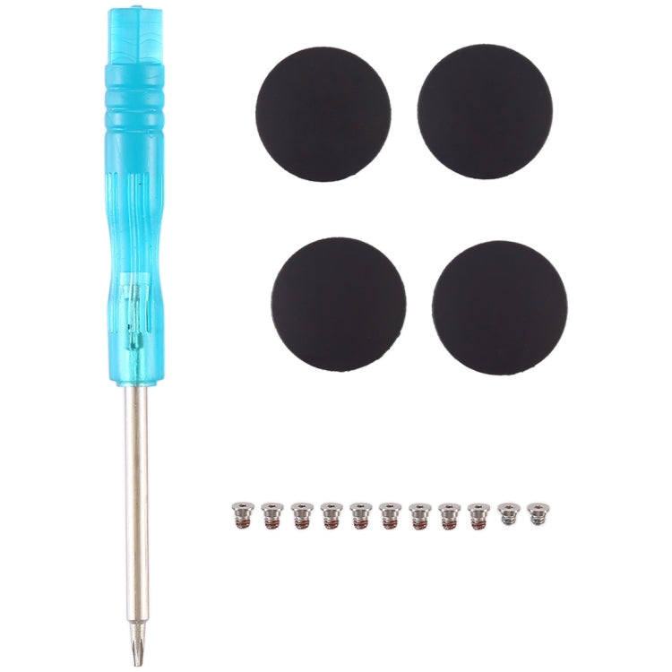 3 in 1/Set Bottom Rubber Cooling Mat + Screws + Screwdriver for Macbook Pro Retina A1398 A1502 A1425 My Store