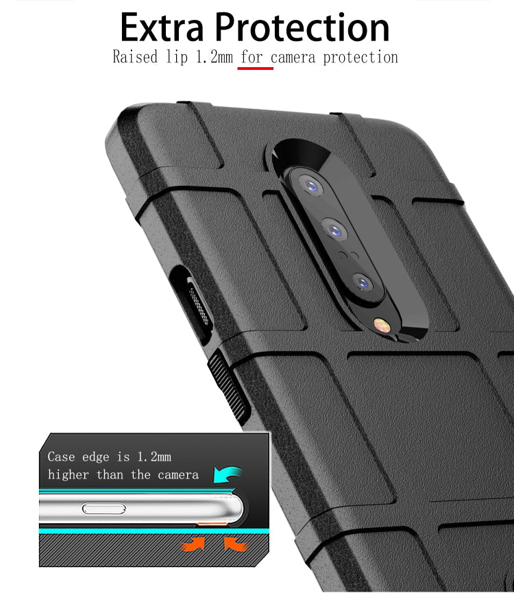 Shockproof Rugged Shield Full Coverage Protective Silicone Case for Oneplus 7 My Store