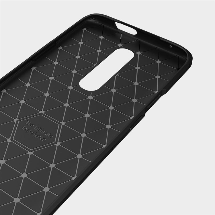 Brushed Texture Carbon Fiber Shockproof TPU Case for OnePlus 7 My Store