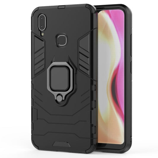 PC + TPU Shockproof Protective Case with Magnetic Ring Holder for Vivo Y95 My Store