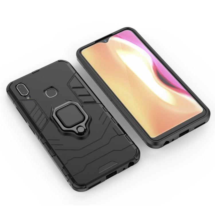 PC + TPU Shockproof Protective Case with Magnetic Ring Holder for Vivo Y95 My Store