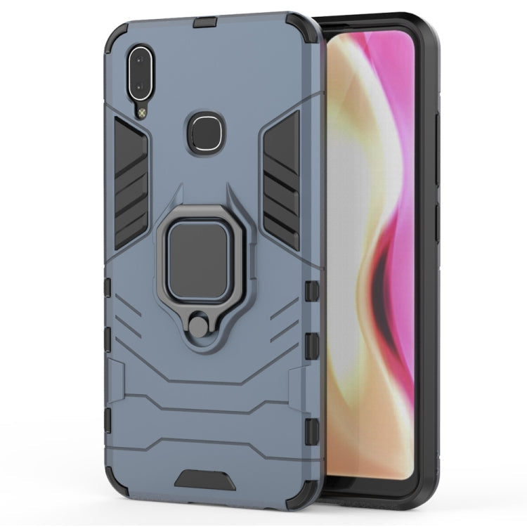 PC + TPU Shockproof Protective Case with Magnetic Ring Holder for Vivo Y95 My Store