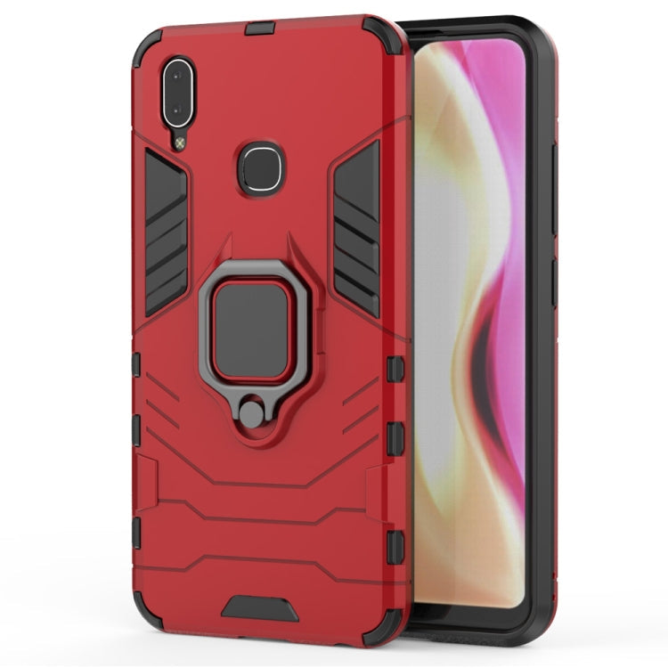 PC + TPU Shockproof Protective Case with Magnetic Ring Holder for Vivo Y95 My Store