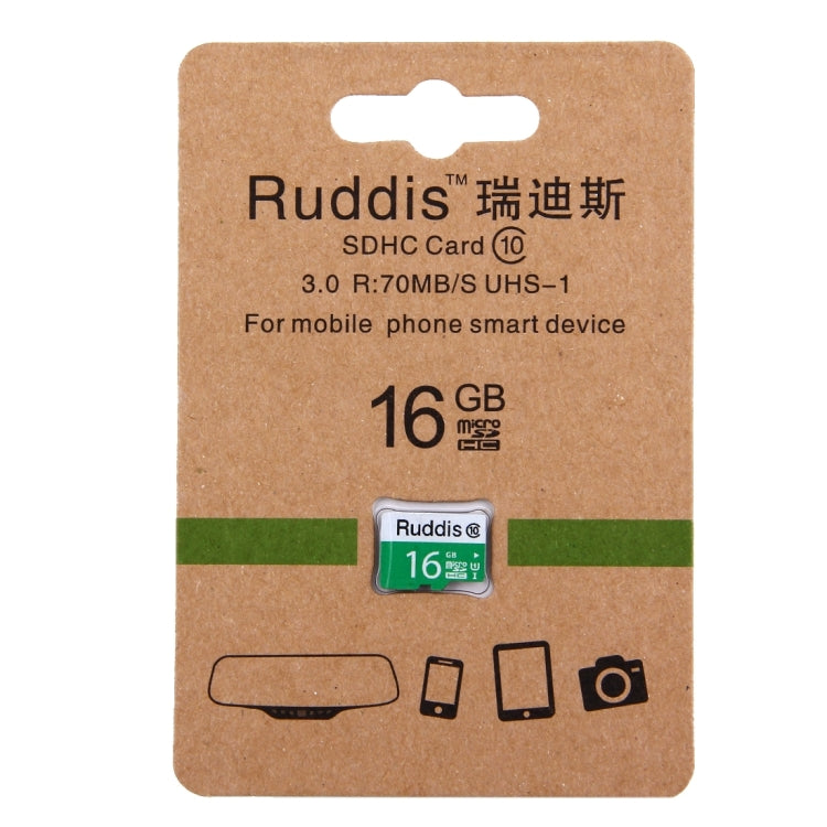 Карта памяти Ruddis 16 ГБ высокоскоростной класс 10 TF/Micro SDXC UHS-1(U1)