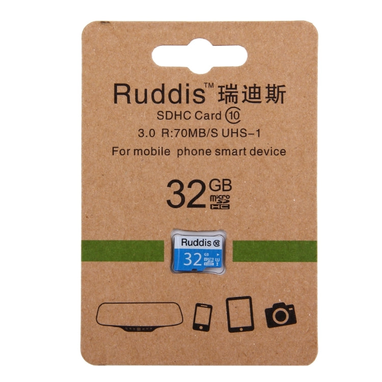 Ruddis 32GB High Speed Class 10 TF/Micro SDXC UHS-1(U1) Memory Card