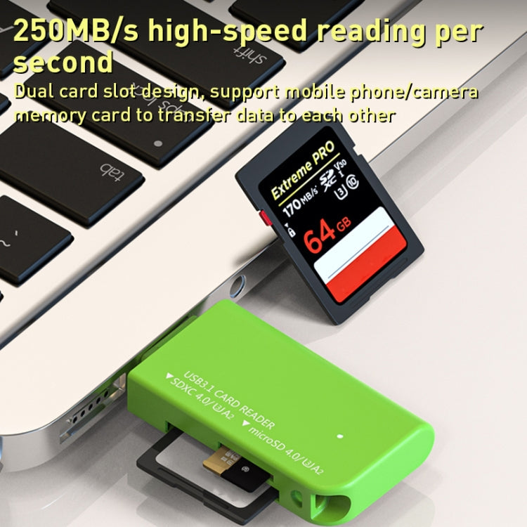 V30 / V60 / V90 USB3.1 Multifunction Card Reader Support SD / TF Card My Store