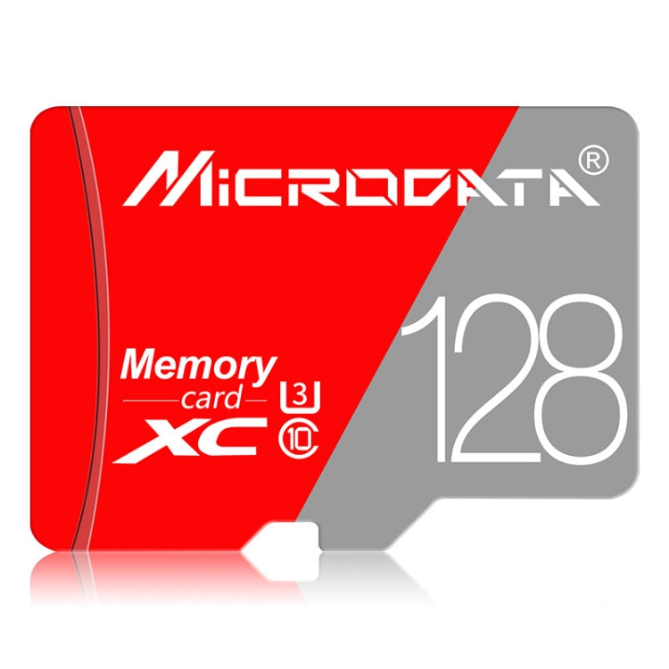 MICRODATA 128GB Class10 Red and Grey TF(Micro SD) Memory Card My Store