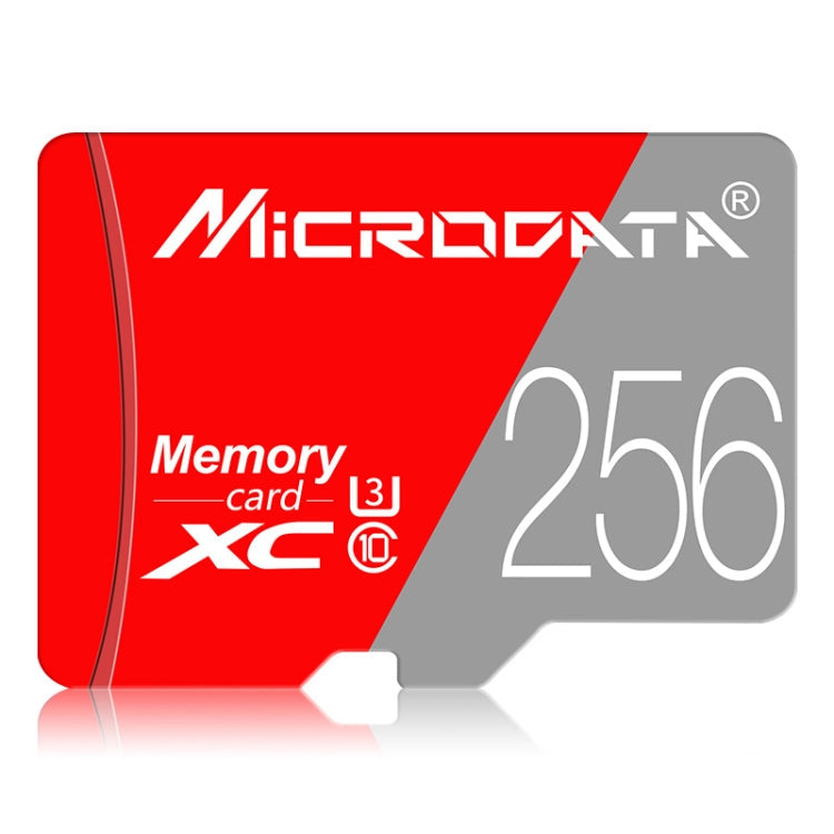 MICRODATA 256GB Class10 Red and Grey TF(Micro SD) Memory Card My Store