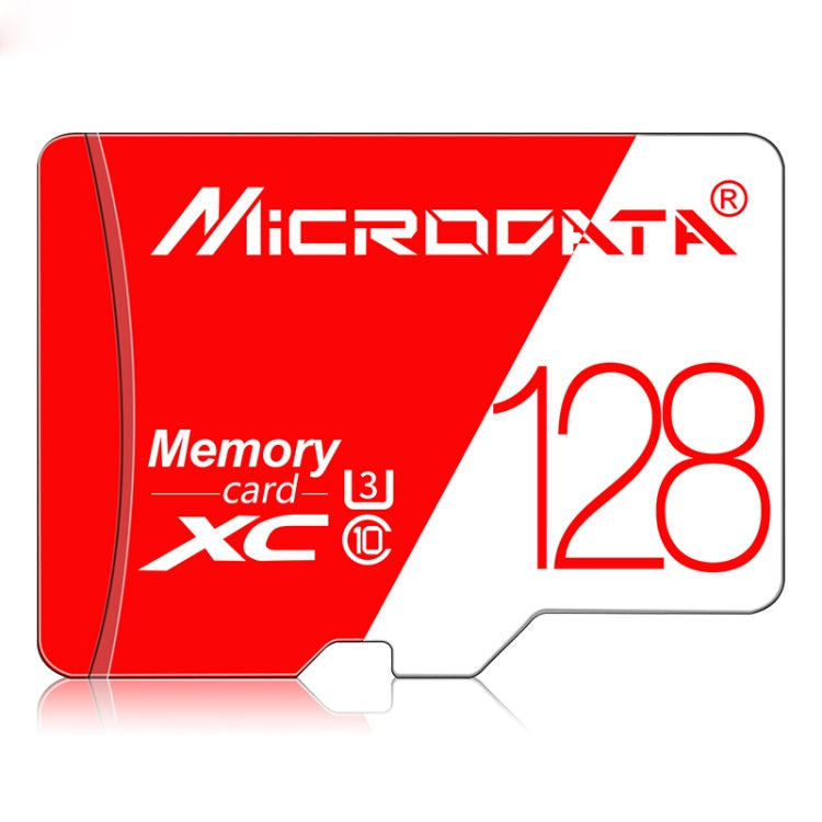 MICRODATA 128GB High Speed U3 Red and White TF(Micro SD) Memory Card My Store