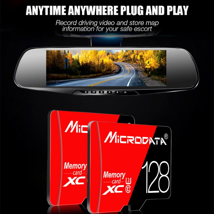 MICRODATA 16GB High Speed U1 Red and Black TF(Micro SD) Memory Card