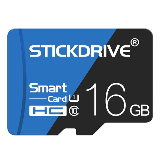 STICKDRIVE 16GB High Speed U1 Blue and Black TF(Micro SD) Memory Card My Store