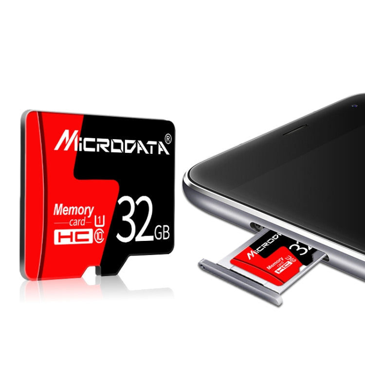 MICRODATA 8GB U1 Red and Black TF(Micro SD) Memory Card My Store