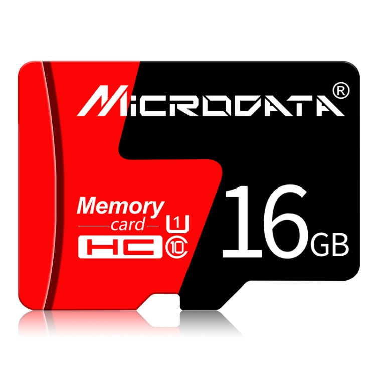 MICRODATA 16GB U1 Red and Black TF(Micro SD) Memory Card My Store