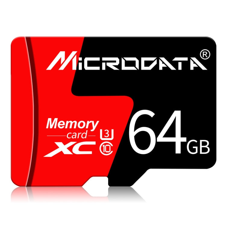 MICRODATA 64GB U3 Red and Black TF(Micro SD) Memory Card My Store