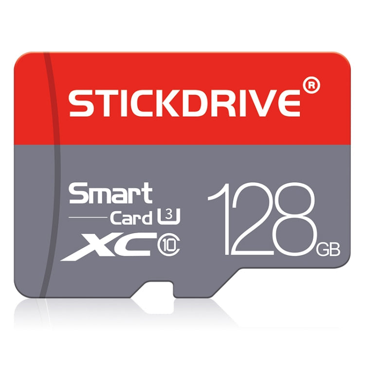 STICKDRIVE 128GB U3 Red and Grey TF(Micro SD) Memory Card My Store