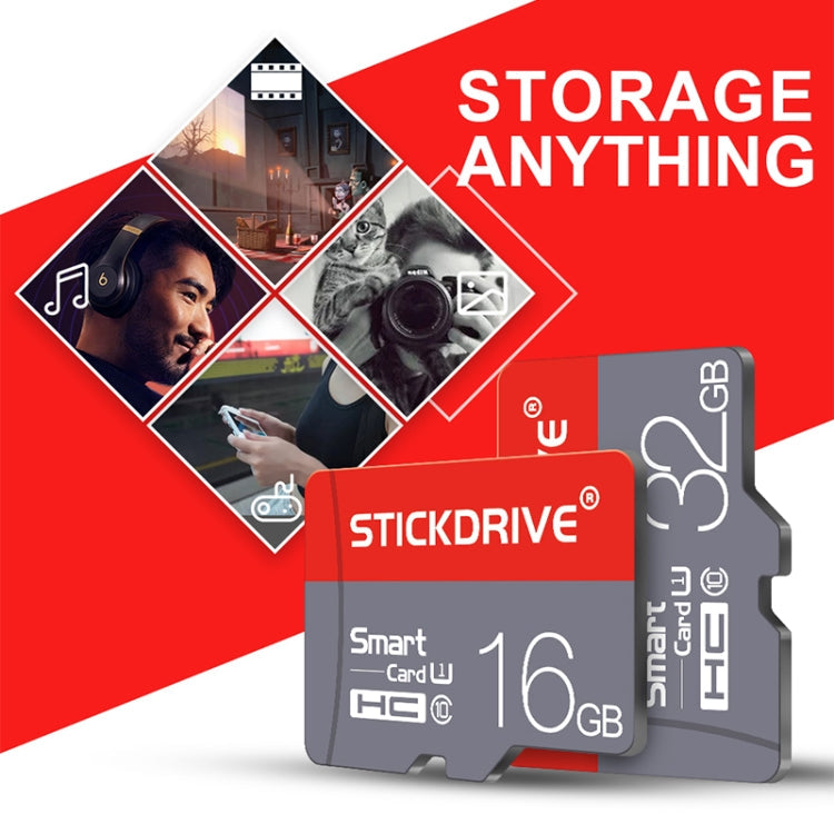 STICKDRIVE 128GB U3 Red and Grey TF(Micro SD) Memory Card