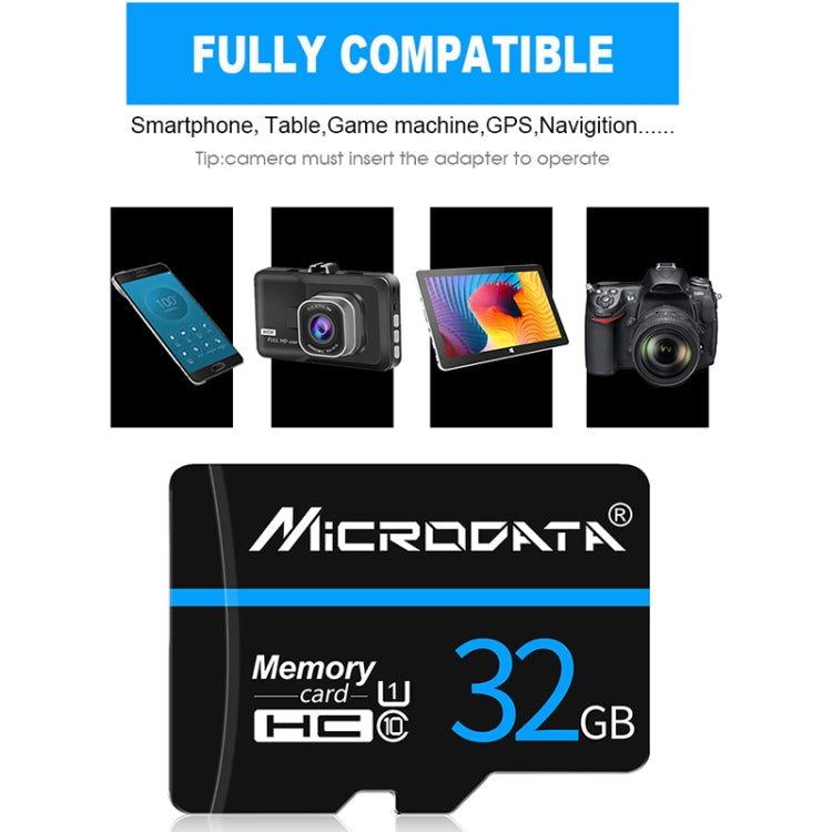 MICRODATA 16GB U1 Blue Line and Black TF(Micro SD) Memory Card My Store