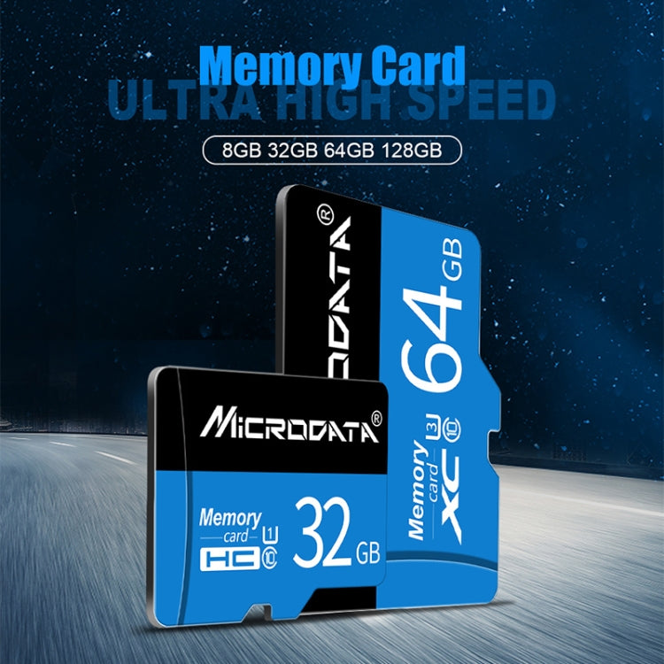 MICRODATA 16GB U1 Blue and Black TF(Micro SD) Memory Card My Store