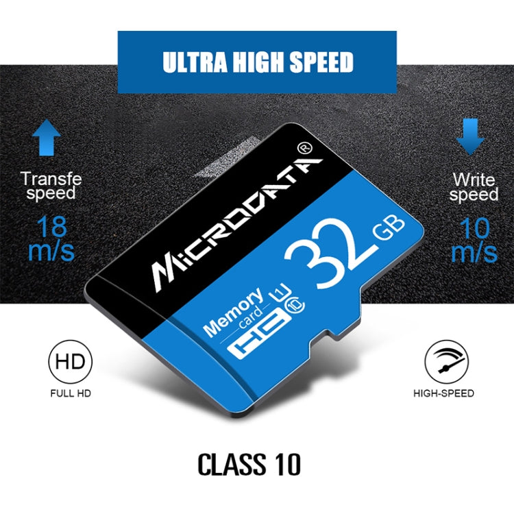 MICRODATA 16GB U1 Blue and Black TF(Micro SD) Memory Card My Store