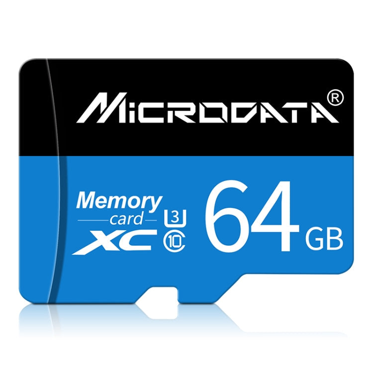 MICRODATA 64GB U3 Blue and Black TF(Micro SD) Memory Card My Store