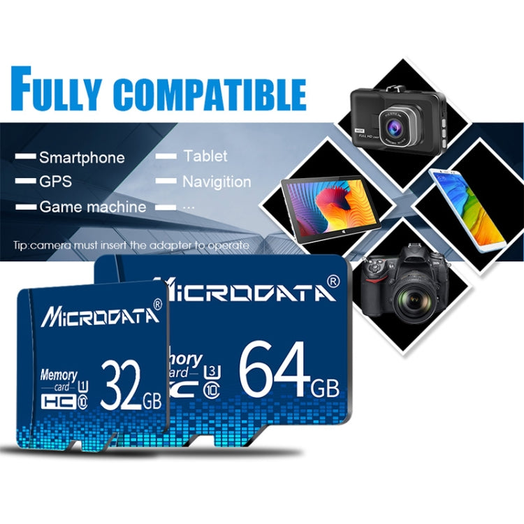 MICRODATA 32GB U1 Blue TF(Micro SD) Memory Card My Store