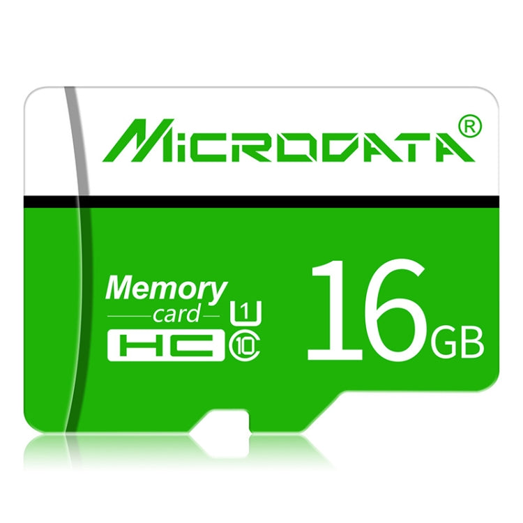 MICRODATA 16GB U1 Green and White TF(Micro SD) Memory Card My Store