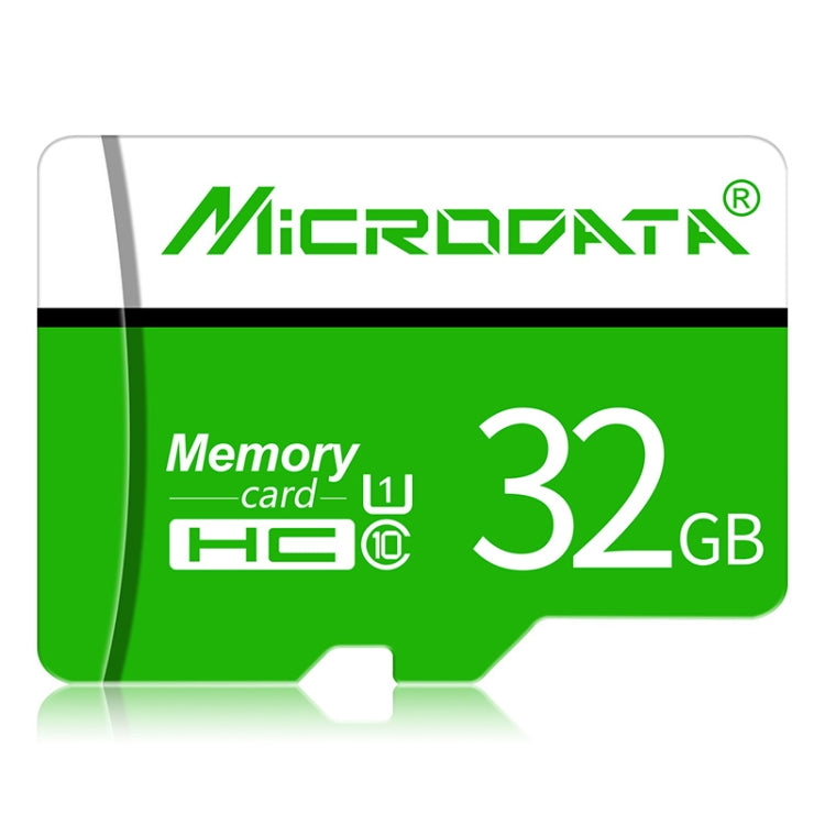 MICRODATA 32GB U1 Green and White TF(Micro SD) Memory Card My Store