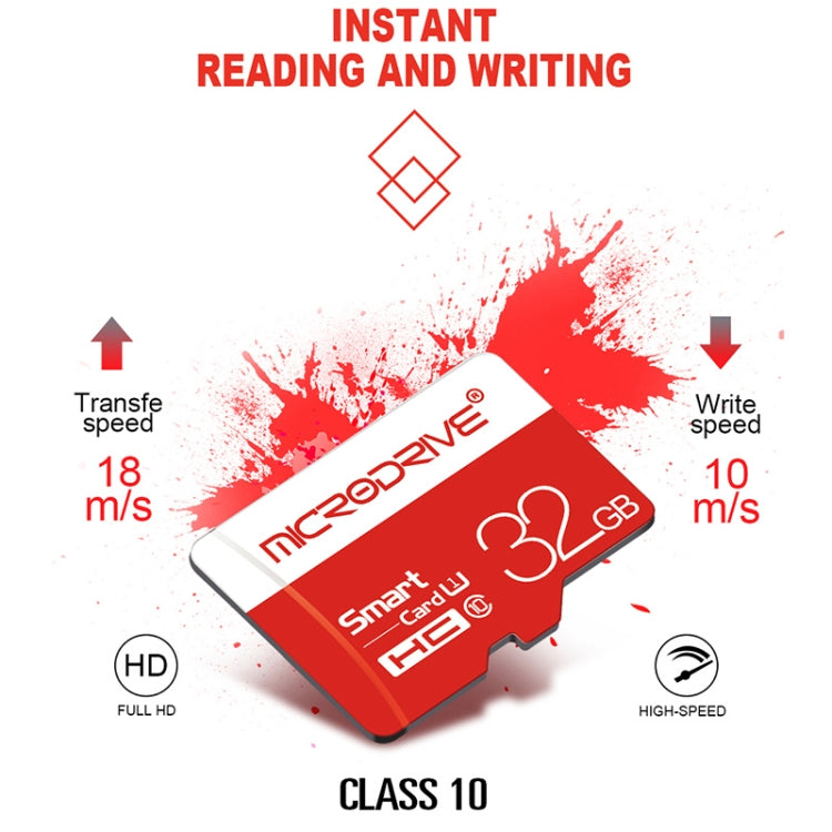 Microdrive 16GB High Speed Class 10 Micro SD(TF) Memory Card