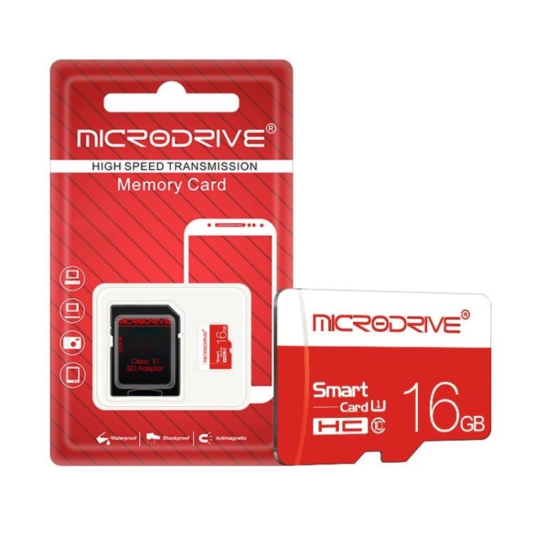 Microdrive 16GB High Speed Class 10 Micro SD(TF) Memory Card