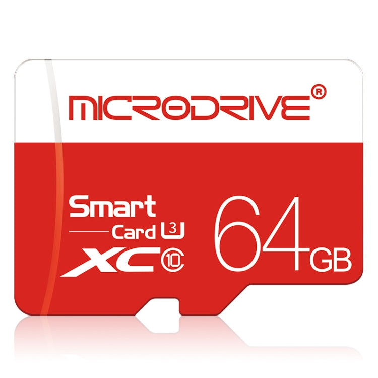 Microdrive 64GB Class 10 High Speed Class 10 Micro SD(TF) Memory Card