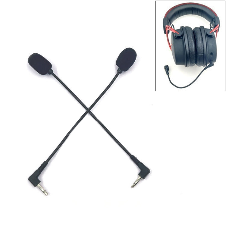 ZJ033MR-03 19cm Mono 3.5mm Angle Head Plug Gaming Headset Sound Card Live Microphone My Store